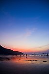 海边 日出 天空