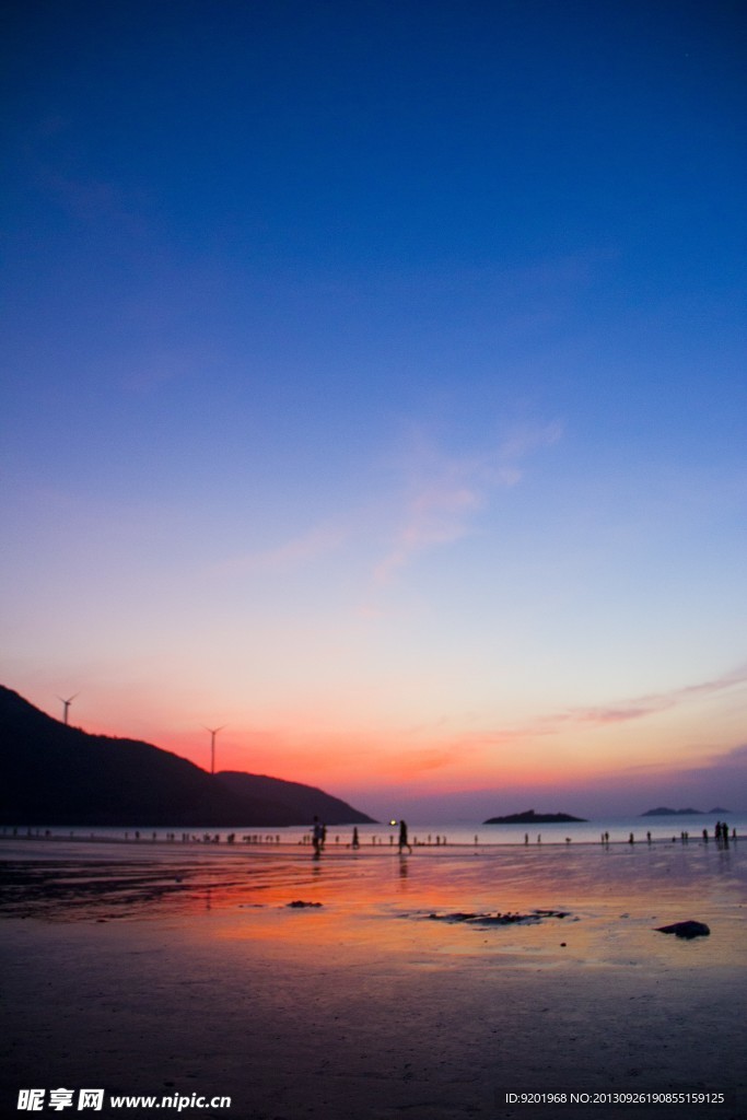 海边 日出 天空