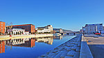潮查河两岸建筑风景