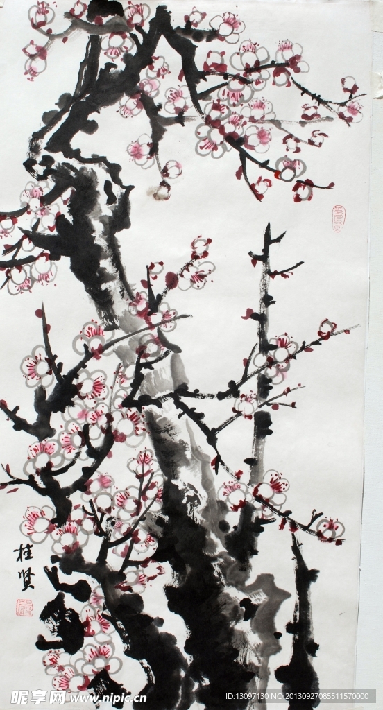国画梅花