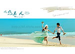 海边婚纱写真摄影