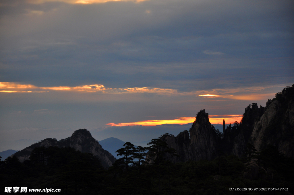 黄山 日出