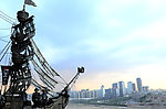 海盗船 重庆夜景