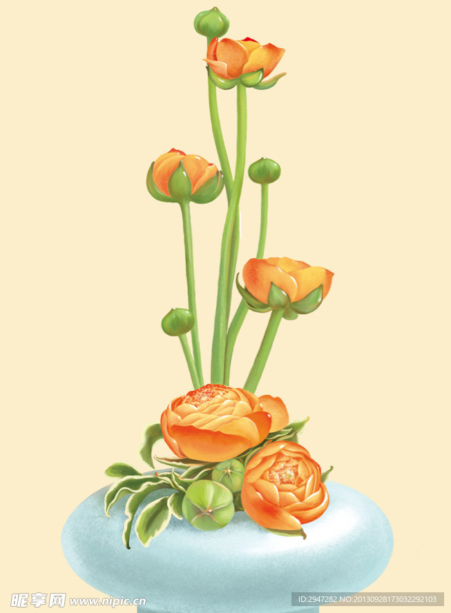 花瓶与花