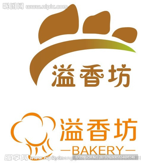 溢香园logo标识