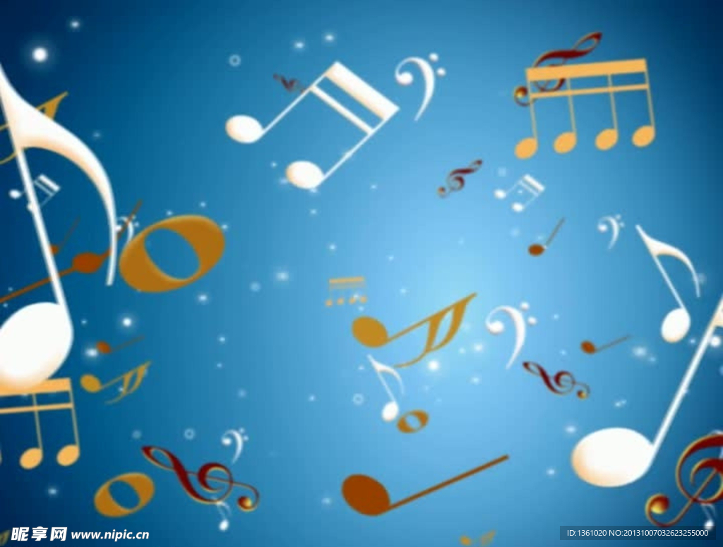 音乐音符元素动态动画视频ae模板视频特效素材-千库网