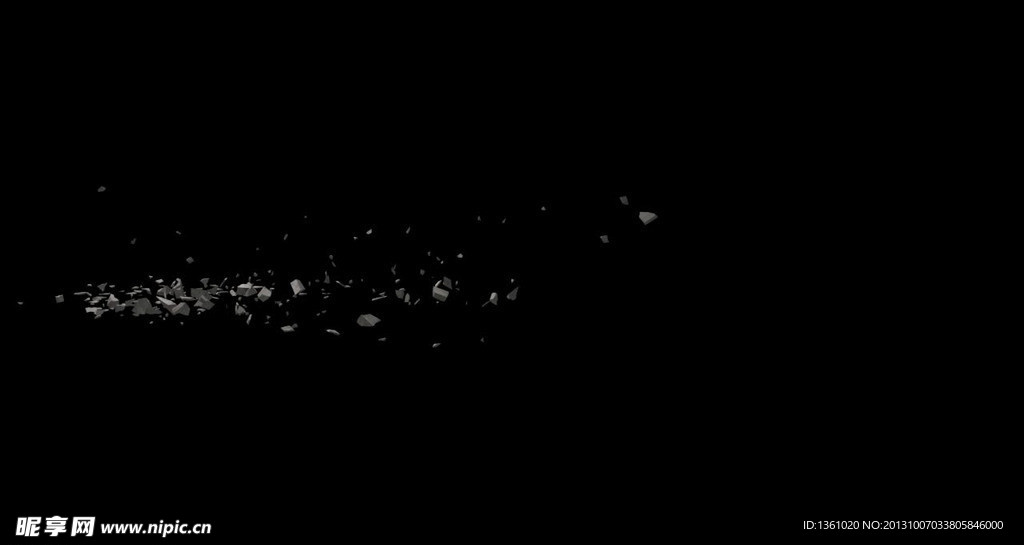 动态粒子碎片视频素材