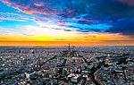 巴黎俯瞰全景高清摄影