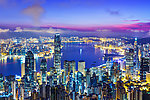 香港城市夜景