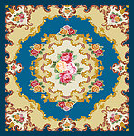 地毯 中式地毯 花纹