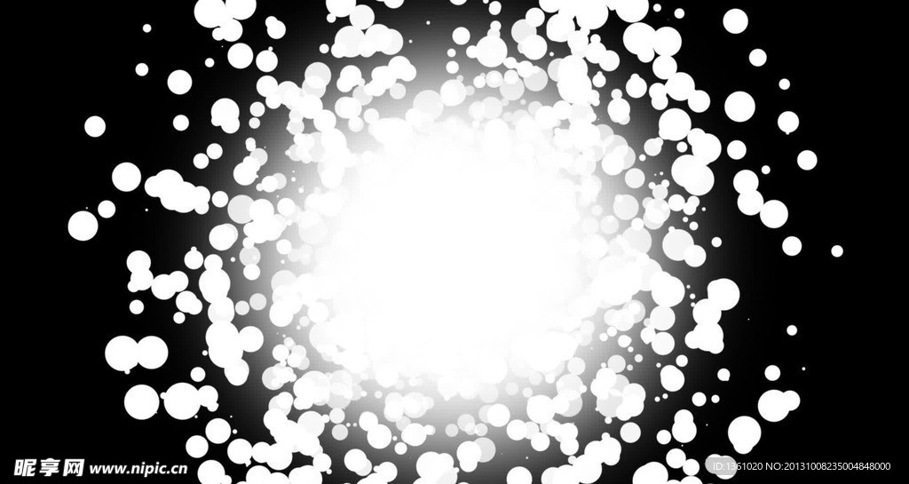 粒子星光视频素材