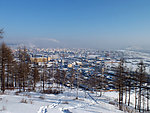 冬天五峰山风景