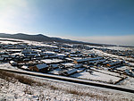 好里堡东山冬天风景