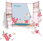 时尚花纹 矢量素材