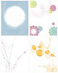 时尚花纹 矢量素材