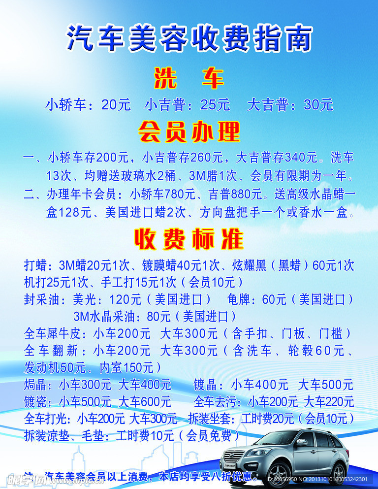 汽车展板