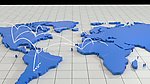 世界地图背景视频素材