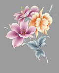 手绘花