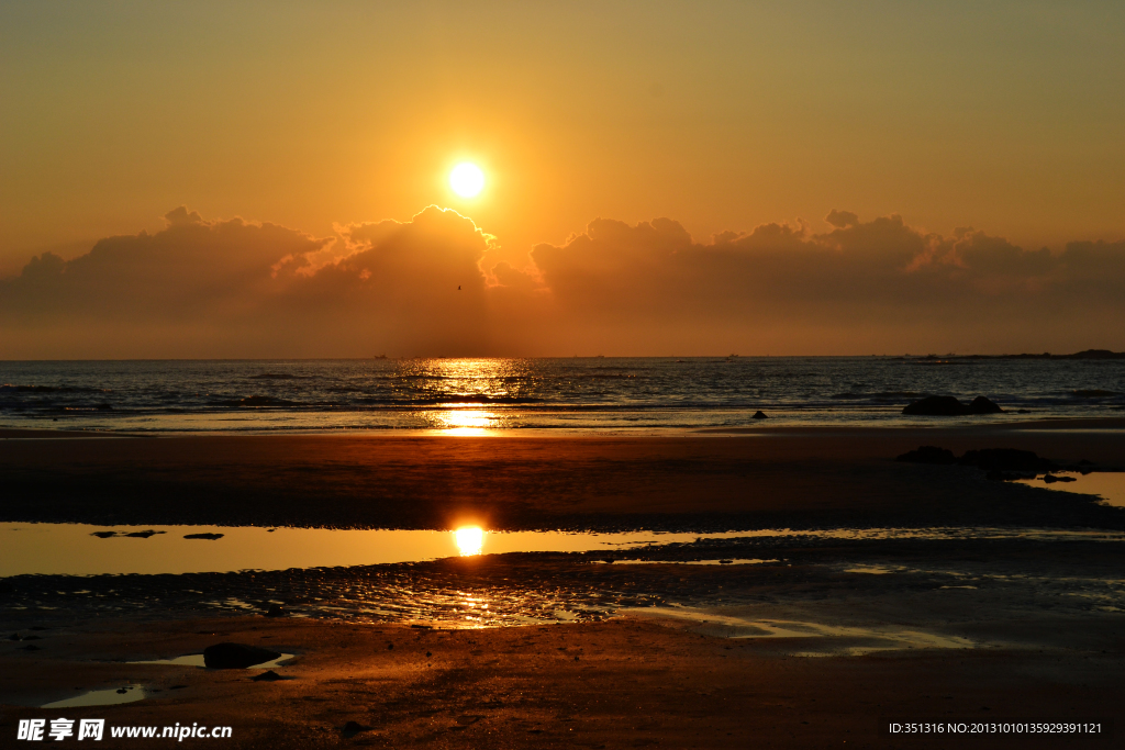 魅力日照 海上日出