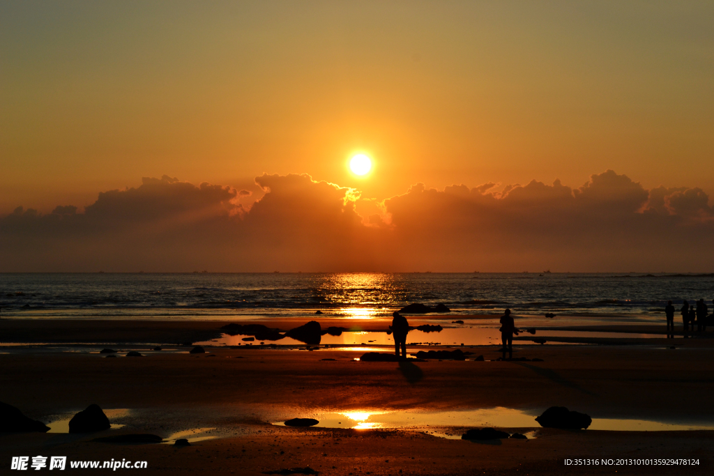 魅力日照 海上日出