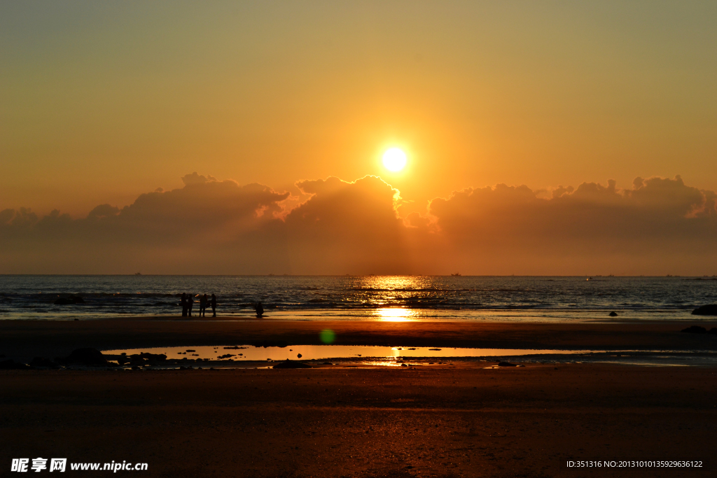 魅力日照 海上日出