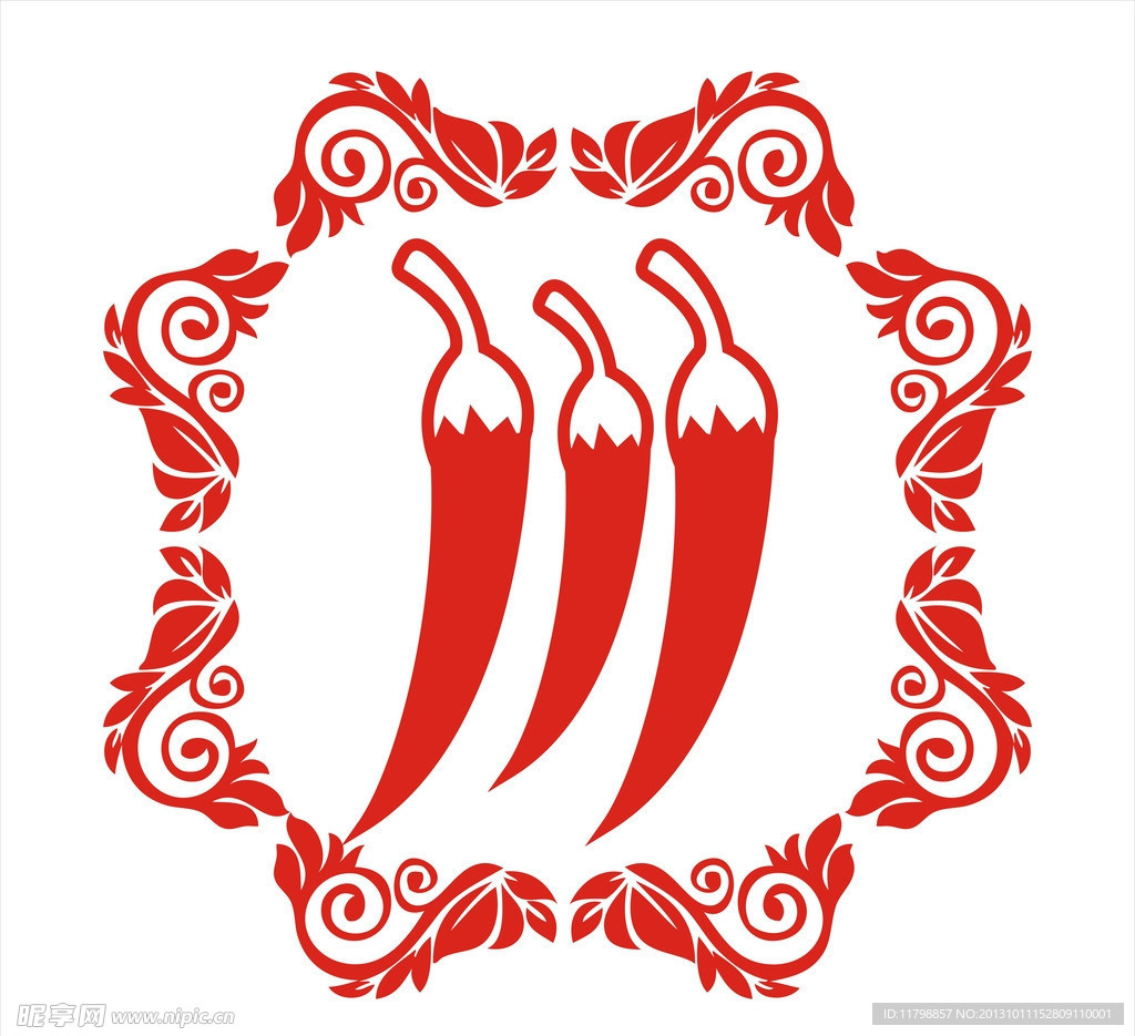 川菜馆刻字图案