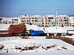 顺通南沿河公路雪景