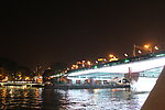 夜光下桥梁