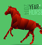 马年贺卡 2014
