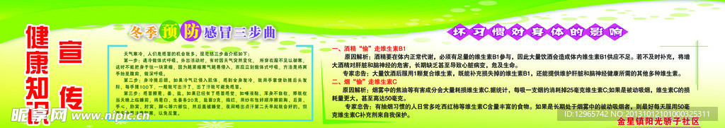 健康教育宣传栏
