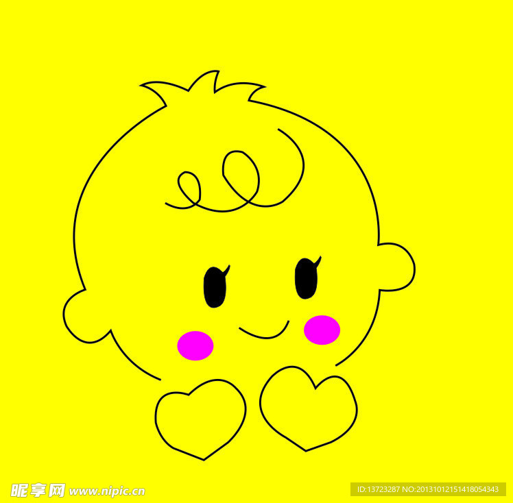 婴幼儿矢量图