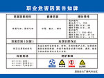 职业危害因素告知牌