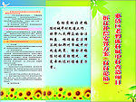 拆迁三折页