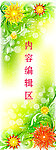 菊花展板
