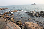 海边岩滩