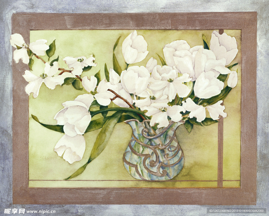 花卉油画