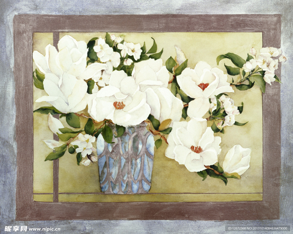 花卉油画