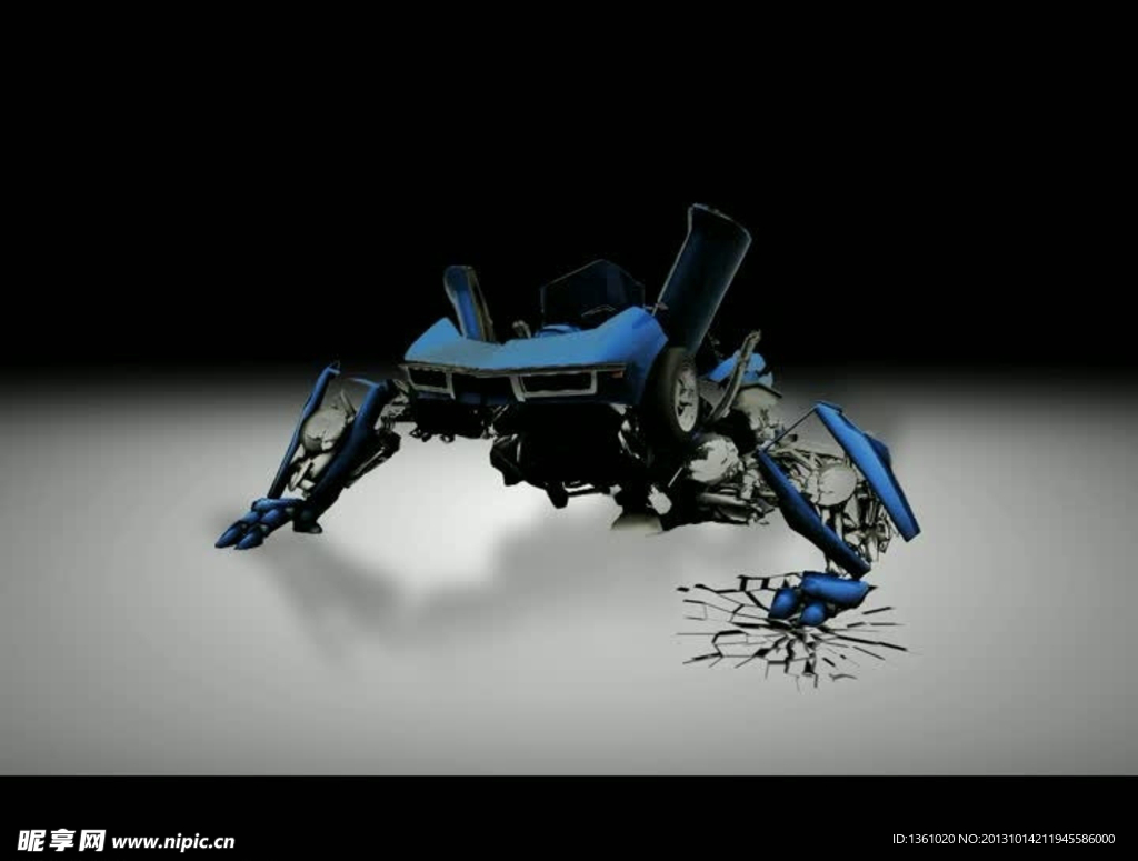 动态机器人汽车视频