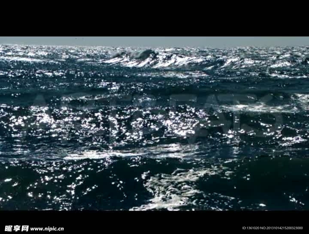 动态海水海浪视频素材