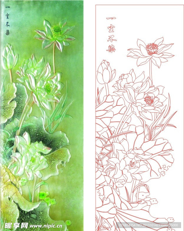 莲花艺术玻璃