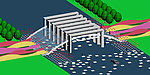 3Dmax大门设计