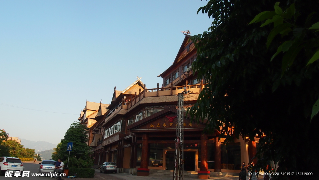 佤族建筑风景