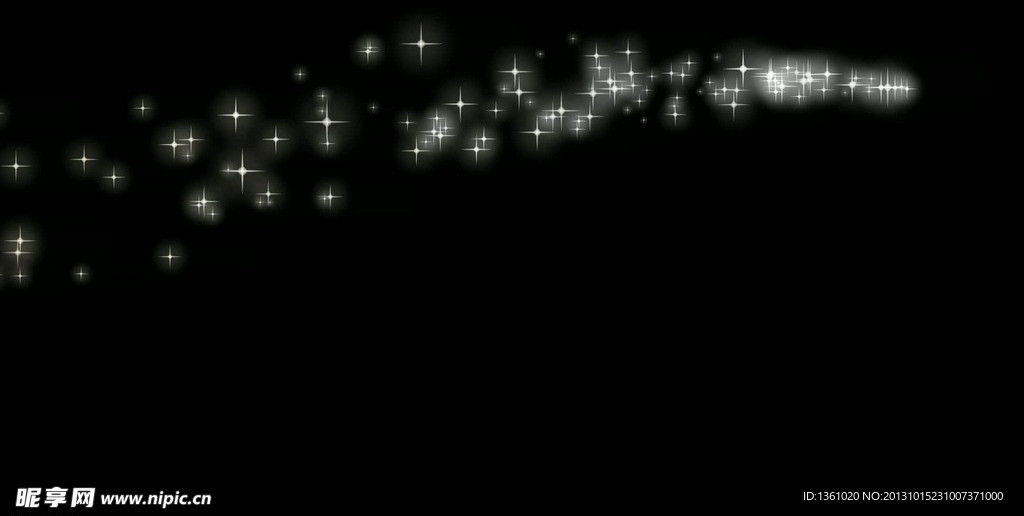 动态粒子星光视频素材