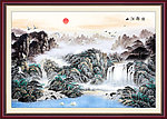 山水国画