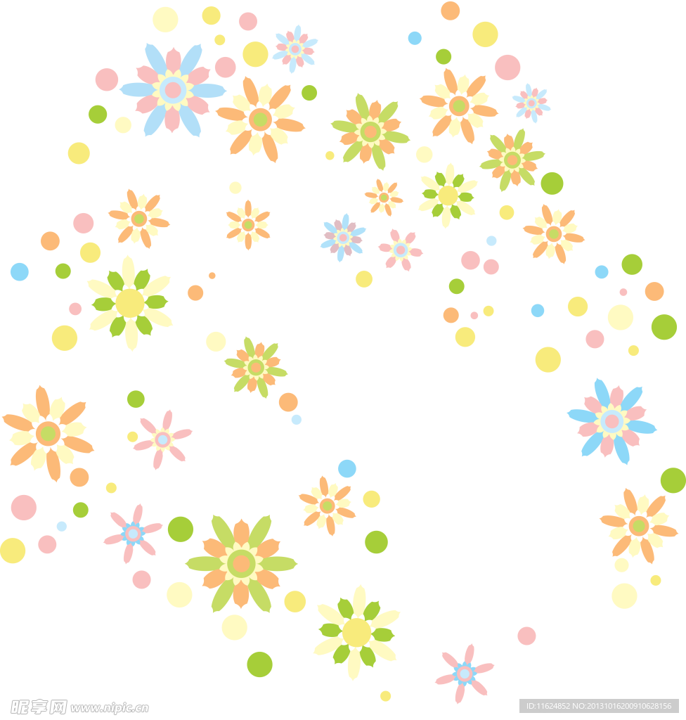手绘花朵