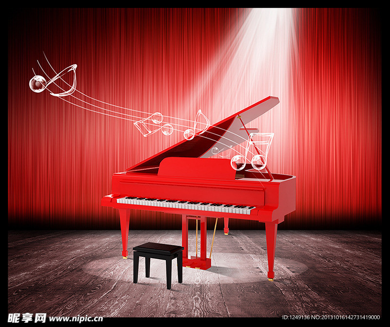 红色钢琴 舞蹈音乐