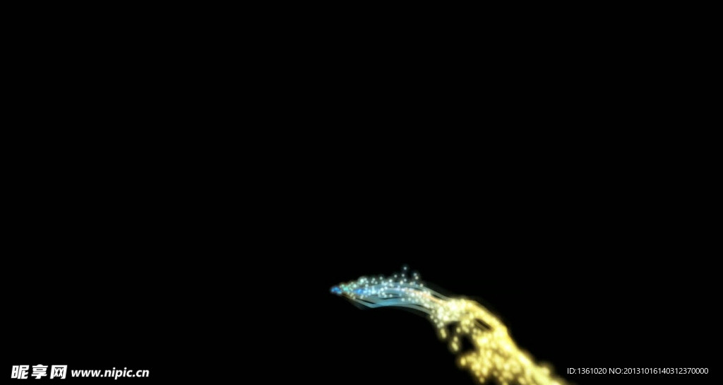 动态粒子星光视频素材