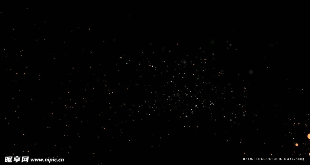 粒子星光背景视频素材