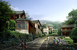 古镇建筑景观图