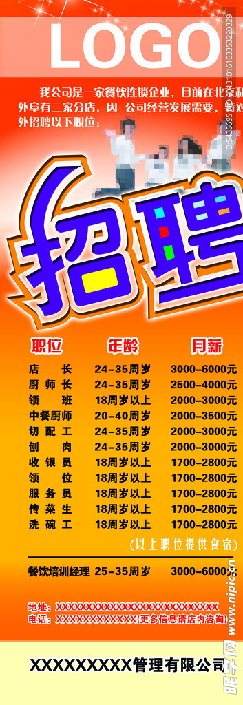 招聘展架